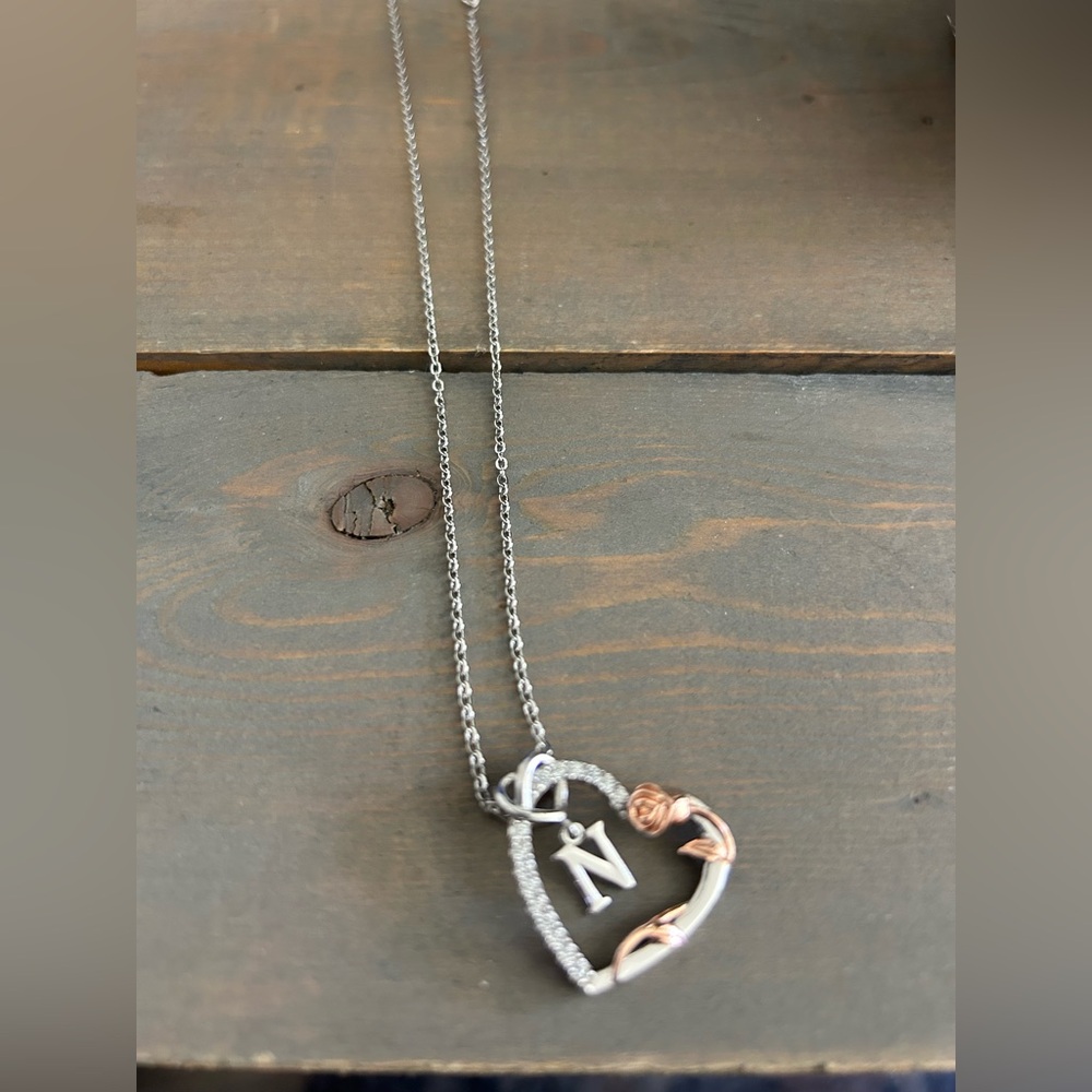 Silver Heart Pendant Necklace